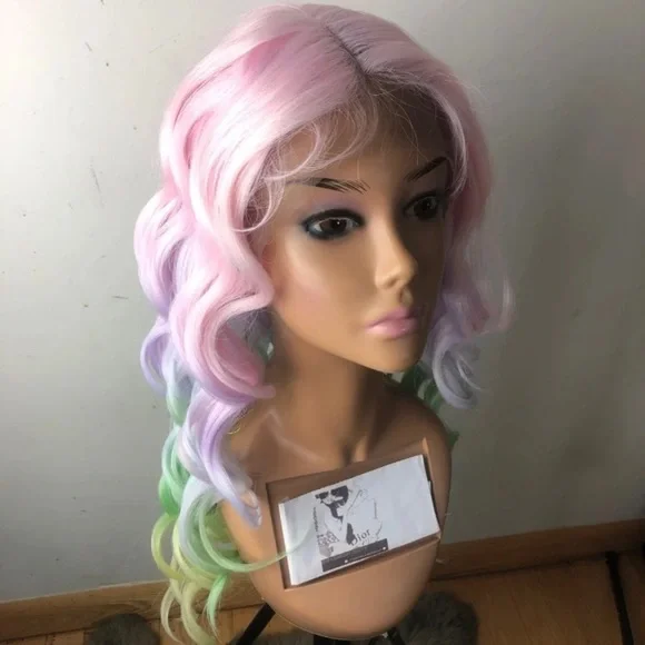 22” RAINBOW UNICORN BODY WAVY LACE FRONT *NEW*